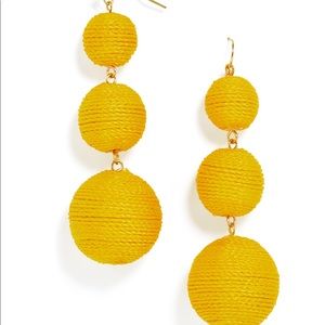 BaubleBar Vivid Crispin Ball Drop Earrings Yellow